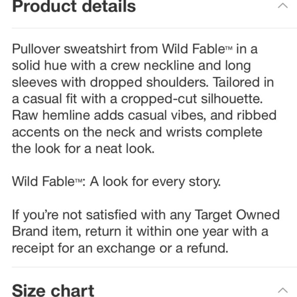 Women's Cropped Sweatshirt - Wild Fable
Gray - Picture 7 of 9